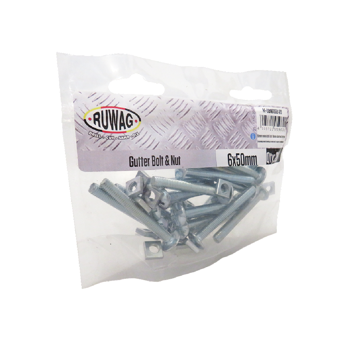 GUTTER BOLT & NUT