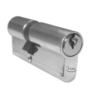 CYLINDER LOCK CHROME PLATED 65MM
