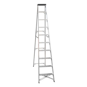 LAJDDER 10 STEP A-FRAME ALUMINIUM