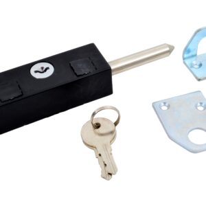LOCK PATIO BOLT BLACK JAQUAR BLISTER