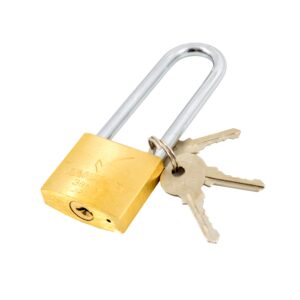 PADLOCK 38 MM BRASS L/S 3 PAC JAG