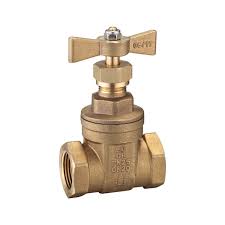 GATE VALVE BRASS F & F 20MM